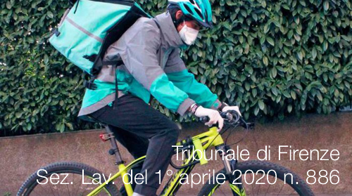 Tribunale di Firenze Sez  Lav  del 1  aprile 2020 n  886