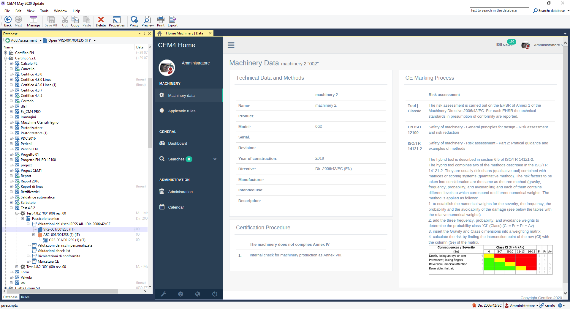 cem4 dashboard 2020