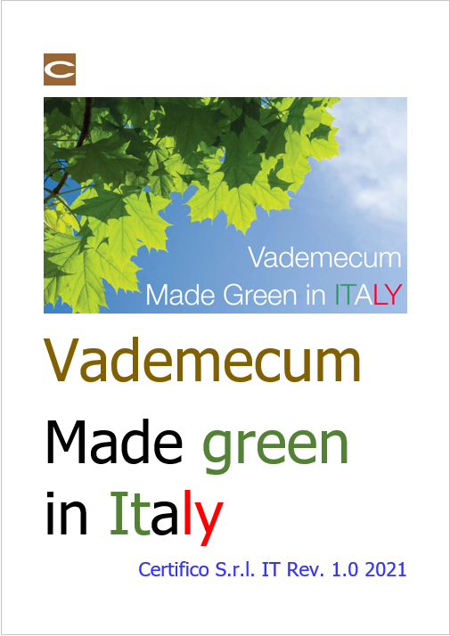 Vademecum Made green in Iyaly Cover