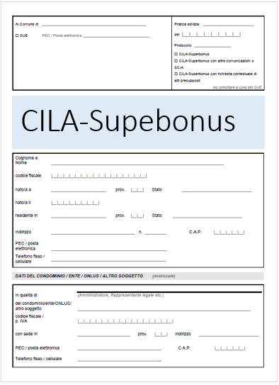 Accordo 4 agosto 2021 CILA Superbonus