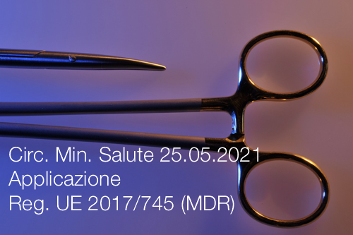 Applicazione Reg  UE 2017 745 MDR