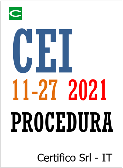 CEI 11 27 2021 Procedura