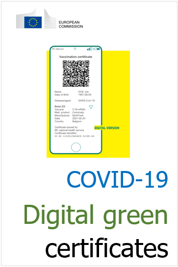 COVID 19   Digital green certificates