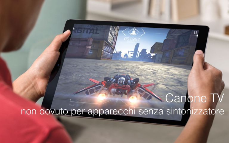 Canone TV non dovuto assenza sintonizzatore