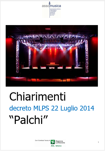 Chiarimenti Decreto MLPS 22 Luglio 2014