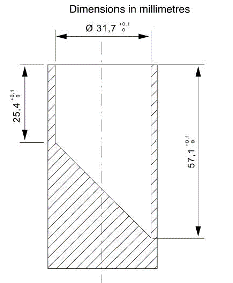 Cilindro di prova Report 50