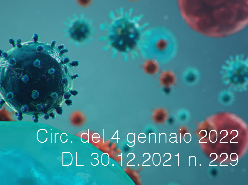 Circolare Min  dell Interno  del 4 gennaio 2022