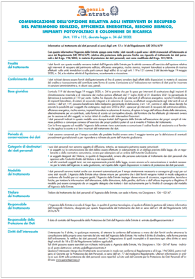 Comunicazione Artt  119 e 121 decreto legge n  34 del 2020