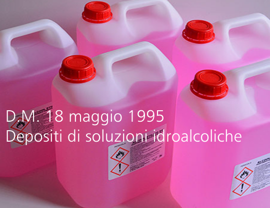 D M  18 maggio 1995 Depositi alcoli