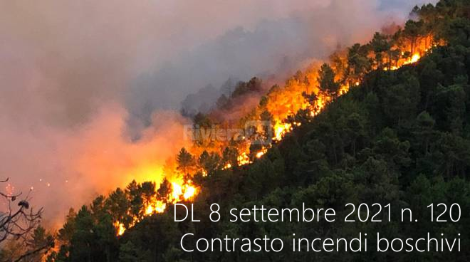 DL 8 settembre 2021 n  120   contrasto degli incendi boschivi