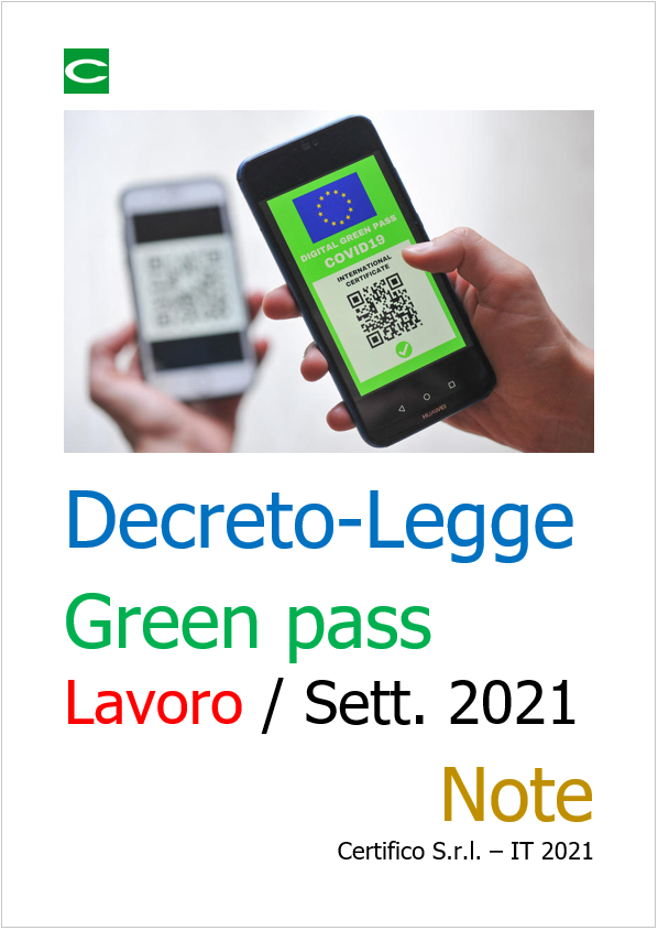 DL Green pass Lavoro