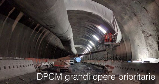 DPCM grandi opere prioritarie