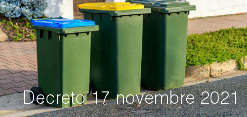 Decreto 17 novembre 2021