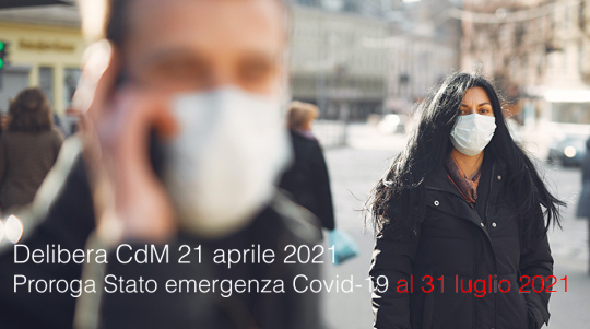 Delibera CdM 21 aprile 2021