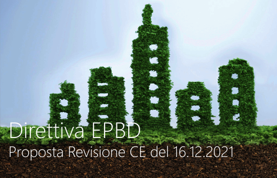 Direttiva EPBD Proposta Revisione Commissione Europea 16 12 2021