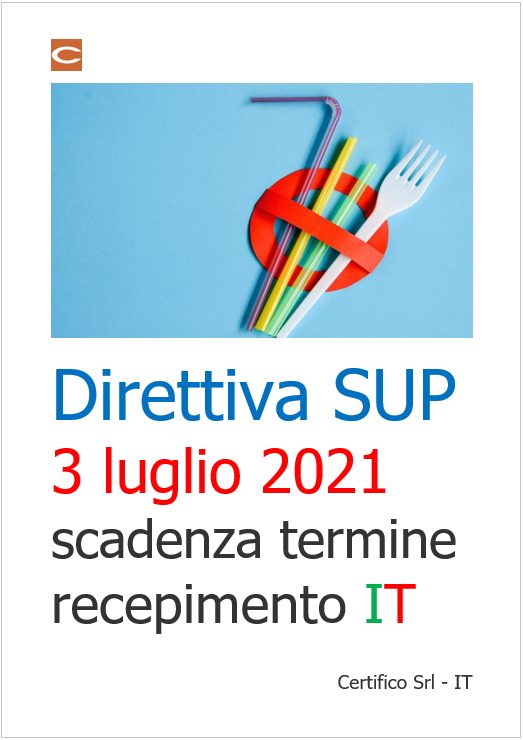 Direttiva SUP scadenza recempimento 03 07 2021