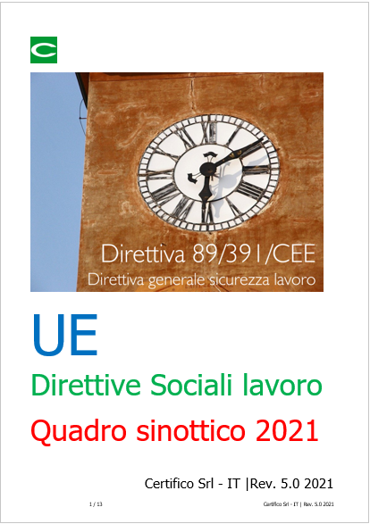 Direttive sociali 5 0 2021 Direttive sociali 5 0 2021