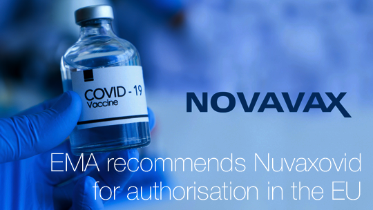 EMA recommends Nuvaxovid
