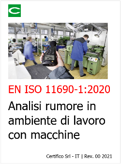 EN ISO 11690 1 2020 Rumore