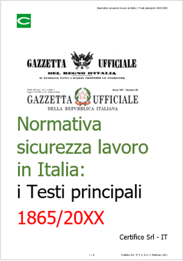 Normativa sicurezza lavoro IT