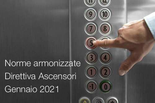 Norme armonizzate direttiva ascensori 01 2021