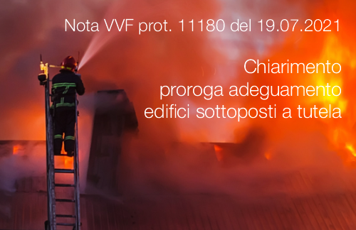 Nota VVF prot  11180 del 19 07 2021