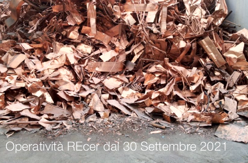 Operativit  del REcer dal 30 Settembre 2021