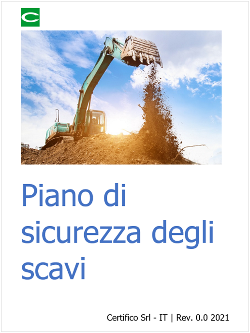 Piano di sicurezza degli scavi