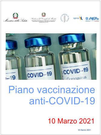 Piano vaccinazioni 10 marzo 2021