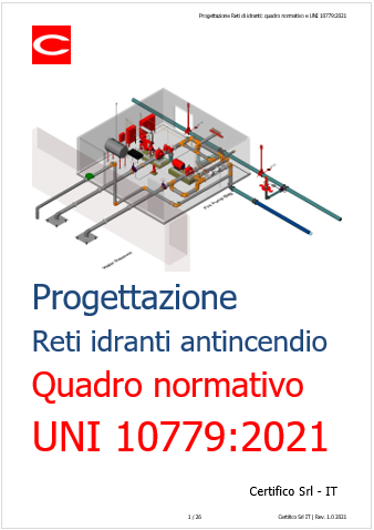 Progettazione rete di idranti UNI 10779 Ed  2021