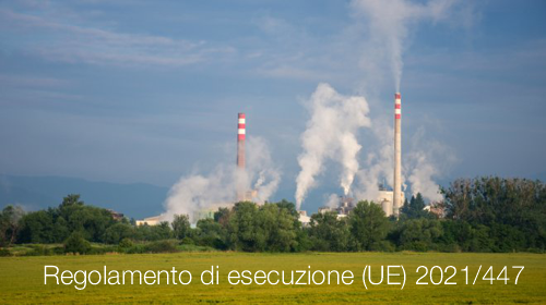 Regolamento di esecuzione UE 2021 447