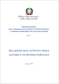 Relazione sull attivit  delle autorit  di sistema portuale anno 2019