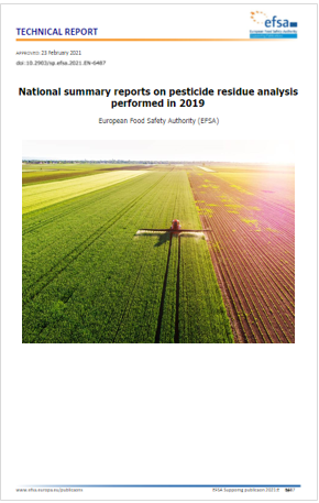 Report EFSA 2019 Pesticide