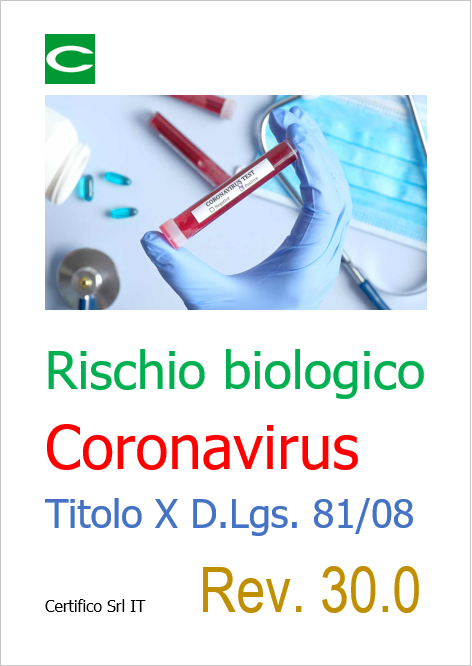 Rischio biologico Coronavirus 30 2021 Rischio biologico Coronavirus 30 2021