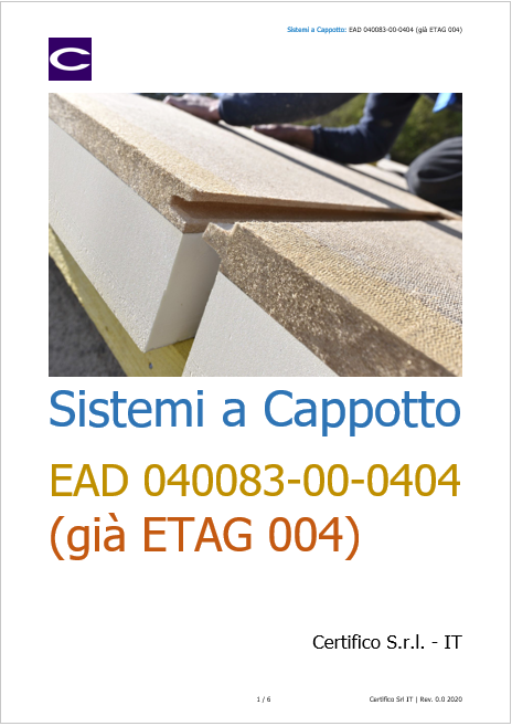 Sistemi a Cappotto   Rev  00 2020