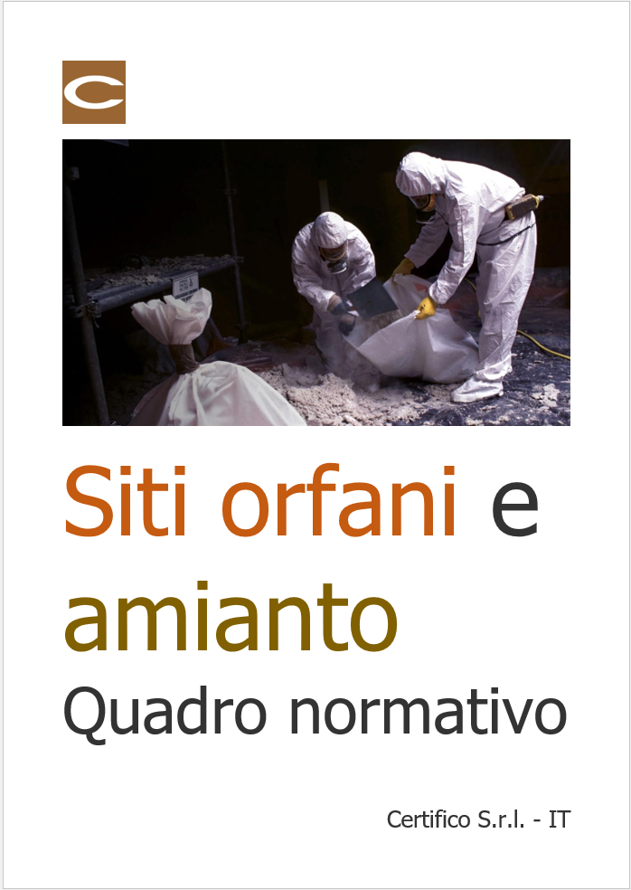 Siti orfani e amianto Quadro normativo Rev  0 0 2021