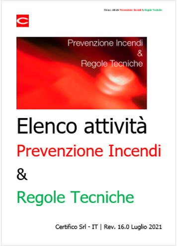 Tabella Elenco attivit Prevenzione Incendi Regole Tecniche 16 0 Luglio 2021 Tabella Elenco attivit Prevenzione Incendi Regole Tecniche 16 0 Luglio 2021