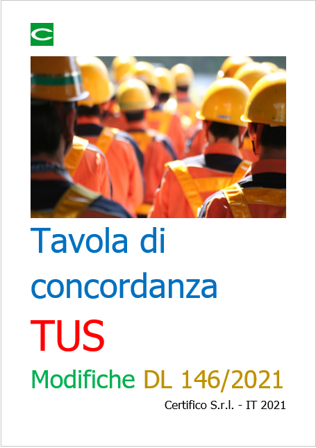 Tavola di concordanza TUS modifiche DL 146 2021