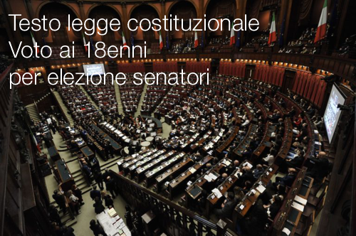 Testo legge costituzionale 2021