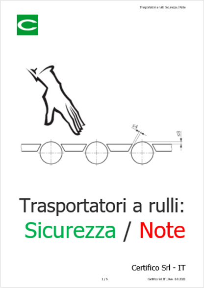 Trasportatori a rulli   Sicurezza