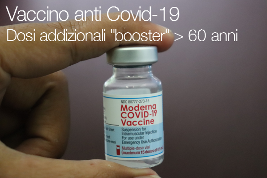 Vaccino anti Covid 19 Dosi Addizionali booster 60 anni