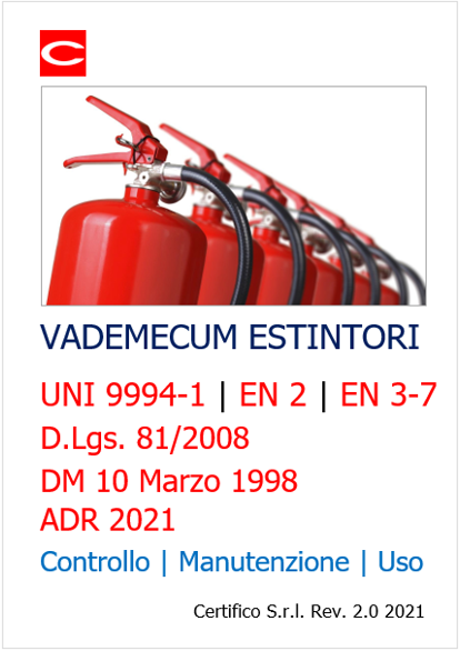 Vademecum estintori ADR 2021 Vademecum estintori ADR 2021