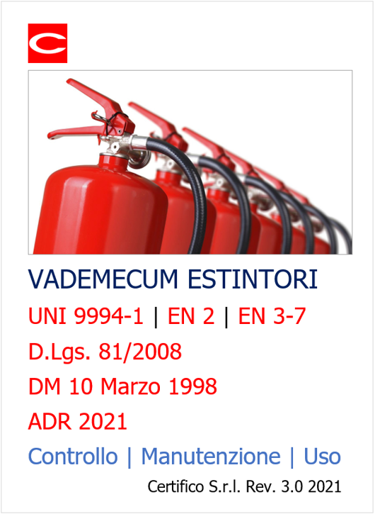 Vademecum estintori Rev 3 0 2021 Vademecum estintori Rev 3 0 2021