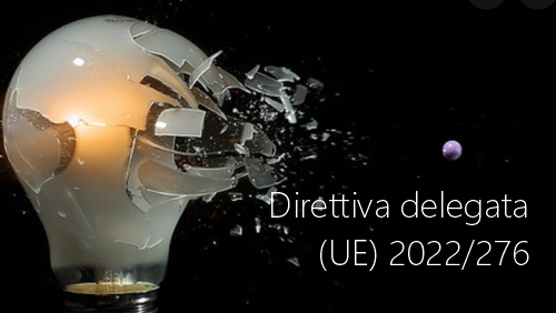 Direttiva delegata UE 2022 276