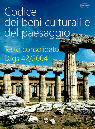 Cover Codice Beni culturali Testo consolidato 2022