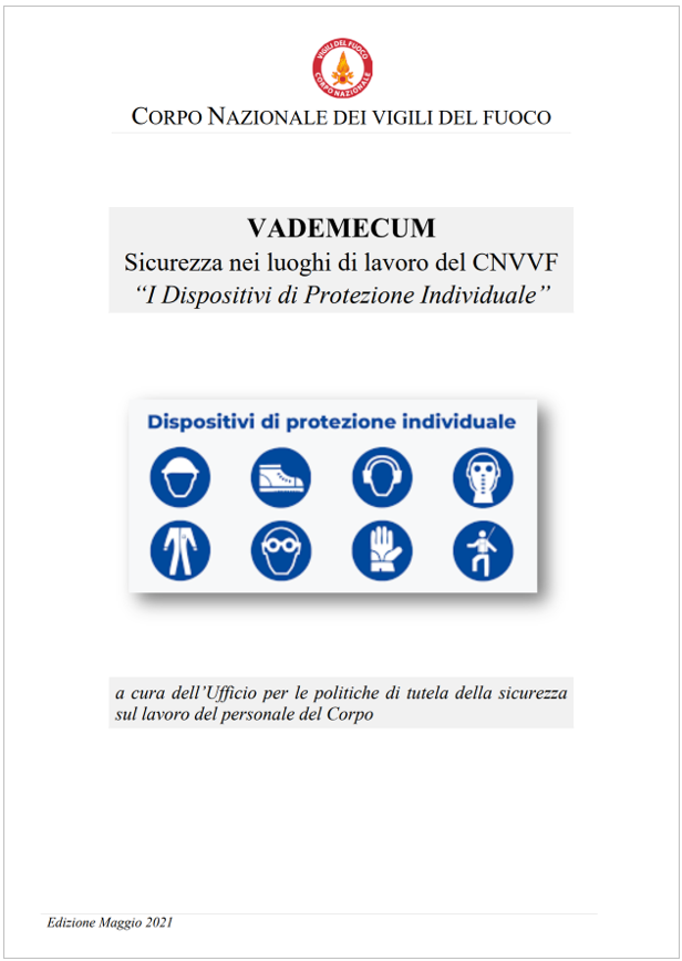 Vademecum i dispositivi di protezione individuale VVF