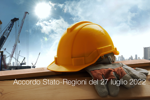 Accordo Stato Regioni del 27 luglio 2022