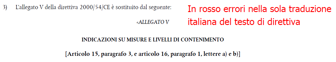 Allegato V Direttiva UE 2019 1833 corretta   punto 3