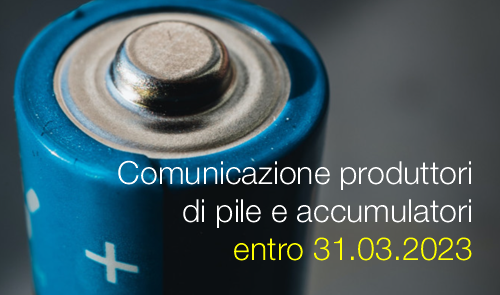 Comunicazione produttori pile e accumulatori 2023