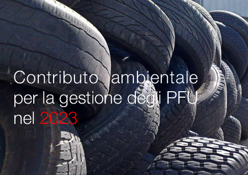 Contributo ambientale per la gestione degli PFU nel 2023